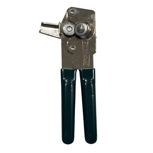 Vintage Swing-A-Way Can Opener Green Handle USA Made Manual Kitchen Tool - Picture 1 of 8